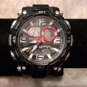 Armitron Black and Red Digital Watch